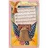 Image 8 : 8 Patriotic Holiday Greeting Music Song Postcards