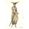 Image 2 : Set of 4 Signed Le Duci Pretty Ladies in Hat Postcards