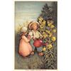 Image 1 : Set of 6 Signed Millicent James Children Romance Greeting Postcards