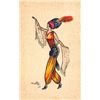 Image 1 : Set of 10 French Pretty Ladies Signed Artist Postcards & Wrapper
