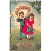 Image 2 : Novelty - Group of 7 Holiday Greetings Children with Silk Postcards