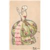Image 2 : Group of 4 Signed Artist Pretty Lady Postcards