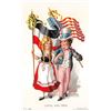 Image 2 : Group of 5 Patriotic - International Children Greeting Postcards by Rotograph