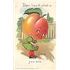 Image 2 : Group of 12 Tuck Curtis "The Garden Patch" Veggie Head Postcards