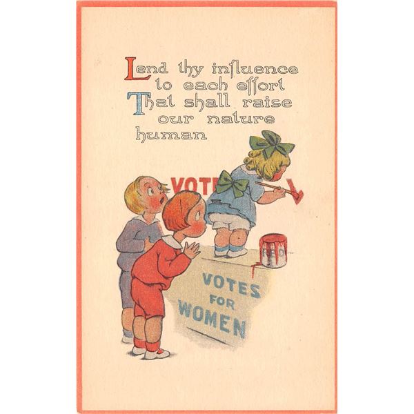 Group of 3 Suffrage Greeting Postcards