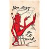 Image 7 : Group of 7 Postcards with Devils