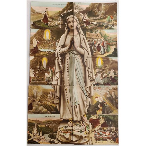 Novelty - Installment "Immaculate Conception" Religious 10 Card Set