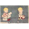 Image 2 : Set of 6 Signed Artist Twins French Children Postcards