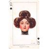 Image 1 : Set of 4 Queens Deck Of Cards  Lady Postcard