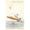 Image 8 : Set of 12 & Wrapper Signed Artist Nautical Ocean & Beach Postcards