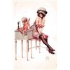 Image 1 : Group of 5 Signed Artist Pretty Lady & Fairy Postcards
