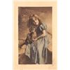 Image 2 : Series of 5 Postcards of Girl with Cats & Dogs