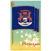 Image 8 : Set of 12 (#2 of 4) Serigraph Flag State Postcards