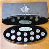 Image 1 : Millennium 2000 Sterling Silver 12-Coin Set 70.8g 92.5% Silver
