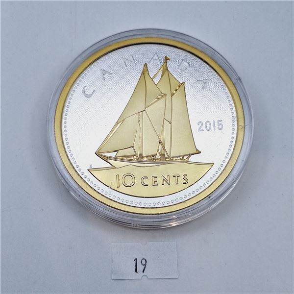 2015 Big-Coin Series 10 Cent 5oz 99.99% Silver Coin