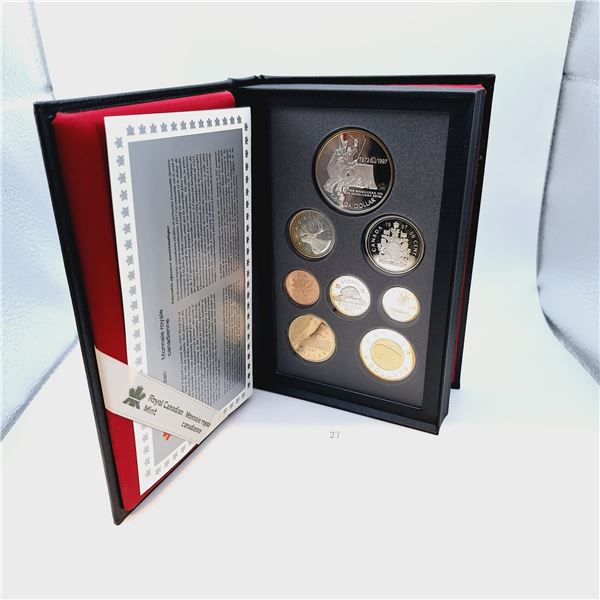 RCM 1997 Double Dollar Proof Set 57g 92.5% Silver