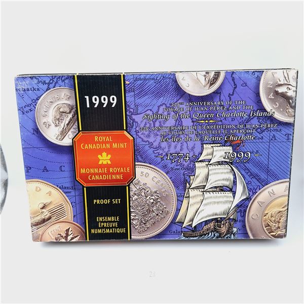 RCM 1999 Double Dollar Proof Set 57g 92.5% Silver