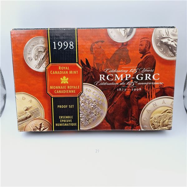 RCM 1998 Double Dollar Proof Set 57g 92.5% Silver