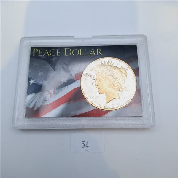 1922 American Silver Peace Dollar 26.73g 90% Silver