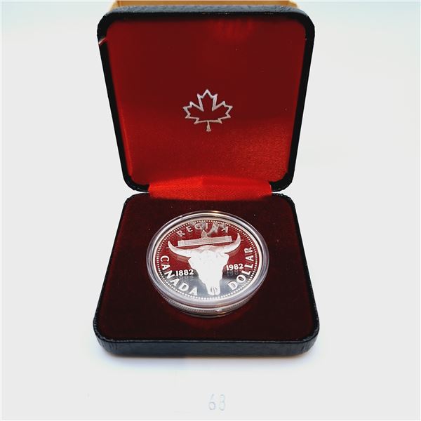 RCM 1982 Silver Proof Dollar 23.3g 50% Silver