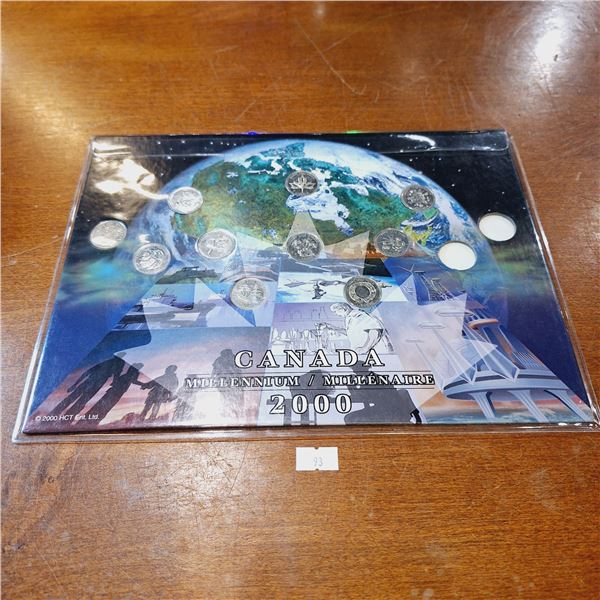 Canada 2000 Millennium Quarter Set
