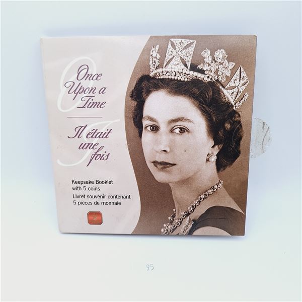 Once Upon a Time QEII Keepsake Booklet with 5 Coins