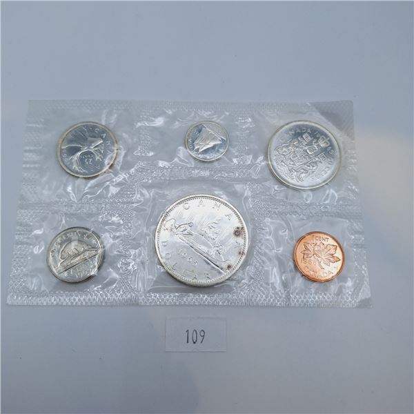 1965 Canada Proof Set 43.1g 80% Silver