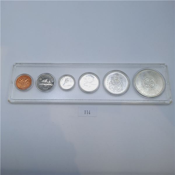 1964 Canada Proof Set 43.1g 80% Silver