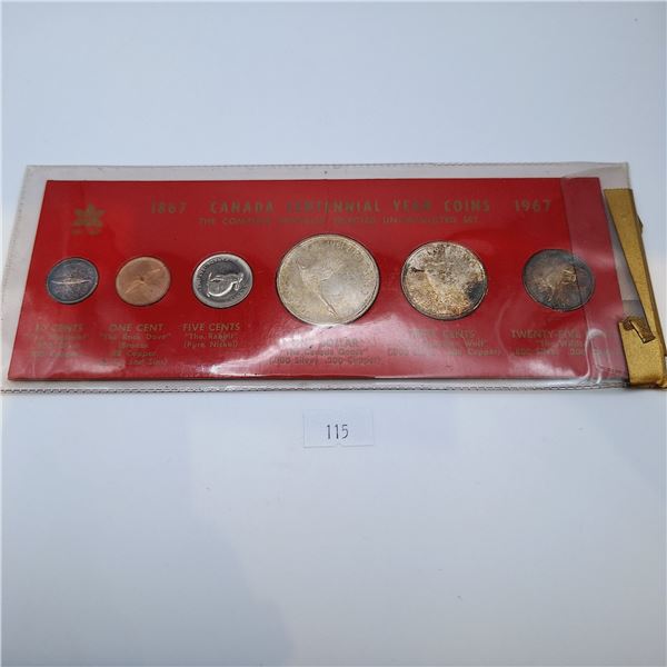 1967 Canada Proof Set 43.1g 80% Silver