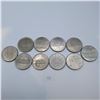 Image 1 : Ten Canadian One Dollar Coins