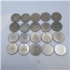 Image 1 : Twenty Canadian Fifty Cent Coins