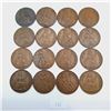 Image 1 : Sixteen British Pennies