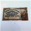 Image 1 : 1900 Dominion of Canada 25 Cent Banknote