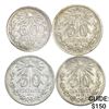 Image 1 : [4]1905-1918 Meixco Silver 50 Centavos CLOSELY UNCIRCULATED