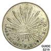 Image 1 : 1892 Ho FG Mexico Silver 8 Reales Cap&Ray Ch BU