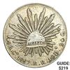 Image 1 : 1887 Go RR Mexico Silver 8 Reales Cap&Ray AU