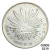 Image 1 : 1892 Zs FZ Mexico Silver 8 Reales Cap&Ray AU+