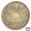 Image 1 : 1869 Pi PS Mexico Silver 8 Reales Cap&Ray XF
