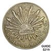 Image 1 : 1874 Mo BH Mexico Silver 8 Reales Cap&Ray XF