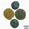 Image 1 : 1st-2nd C. BC [4] Ancient Greek Bronze Coins VF