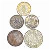 Image 2 : Mixed Dates [5] Sweden/Netherlands Silver Type AU