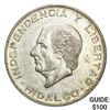 Image 1 : 1955 Mexico Silver 10 Peso Hildalgo AU