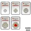 Image 1 : 2015 Maple Reverse Proof 5 Coin NGC PF70