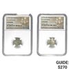 Image 1 : c.1783 [2} Silver 1/2 Reales El Cazador Shipwreck NGC