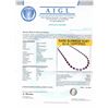 Image 4 : 36.82 ctw BURMESE Ruby and 3.91 ctw Diamond Platinum Necklace (GIA CERTIFIED)