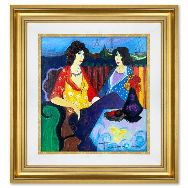 At the Port by Tarkay (1935-2012)