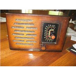 Simplex  wood table model radio