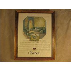 Framed 1920's Karpen Furniture