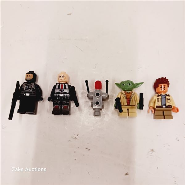 Lego SW0457 + SW0414 + 0446A & SW0851 Imperial Tie Fighter Pilot + Old Republic Sith Trooper + Yoda 