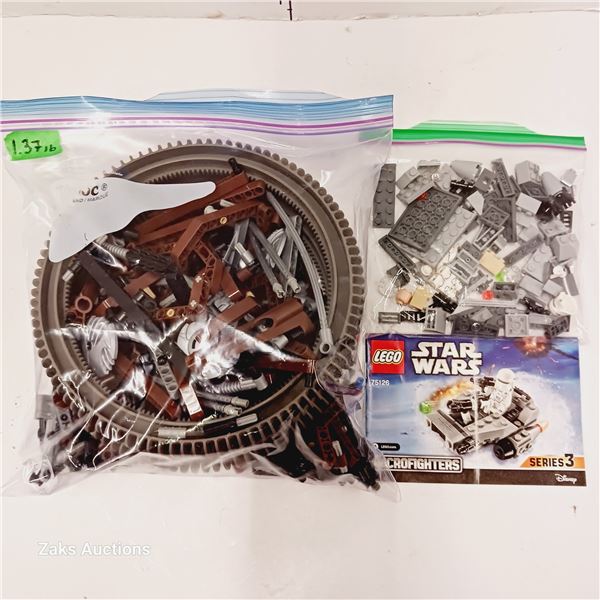 Lego 4481 & 75126 Star Wars: Hailfire Droid & Snowspeeder (Parts)